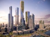 Imagem do dia: Arranha-céus na Austrália ficarão unidos por uma “coluna vertebral” verde
