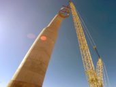 Norte-americanos utilizam betão armado para construir a maior torre eólica de sempre nos EUA