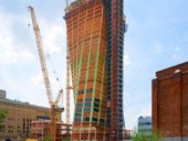 Imagem do dia: Concluída estrutura da primeira das torres do complexo Eleventh em Manhattan