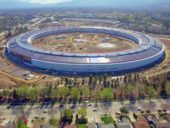 Construção do Apple Park em 4K – Março de 2017