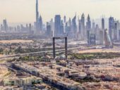 Construção da polémica estrutura Dubai Frame