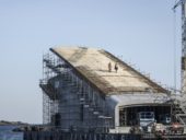 Imagem do dia: Avança a construção do primeiro edifício subaquático de restauração da Europa