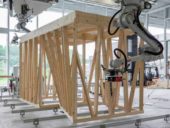 Construindo estruturas de madeira com robots