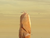 Um Edifício de Areia no Deserto do Sáara