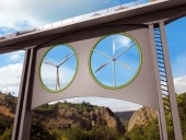 Aproveitamento de energia eólica em pontes e viadutos