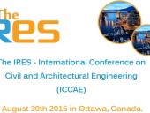 Engenharia Civil e Arquitetura na ICCAE 2015