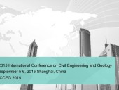 Engenharia Civil e Geologia da Engenharia no Congresso Internacional ICCEG 2015