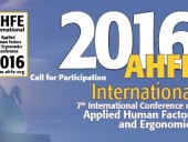 Ergonomia na engenharia e construção abordada na AHFE 2016