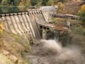 O espetacular esvaziamento da albufeira da Barragem de Condit