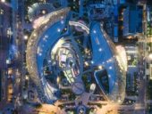 O futurístico complexo comercial Parc Central na China