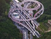 Imagem do dia: A intrincada interseção rodoviária de Hisashimichi no Japão