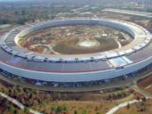 O progresso da construção do colossal Apple Campus 2 em 4K