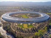 construção do complexo Apple Park