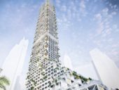 Imagem do dia: Projeto de construção do arranha-céus permeável Nhabitat