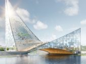 Projeto de construção da vela de Chelyabinsk