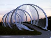 Projeto da Ponte das Três Montanhas em Pequim