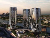 Torres Gémeas Triplas Projetadas por Zaha Hadid em Brisbane