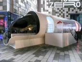 Revelado veículo do sistema avançado de transporte Hyperloop One no Dubai